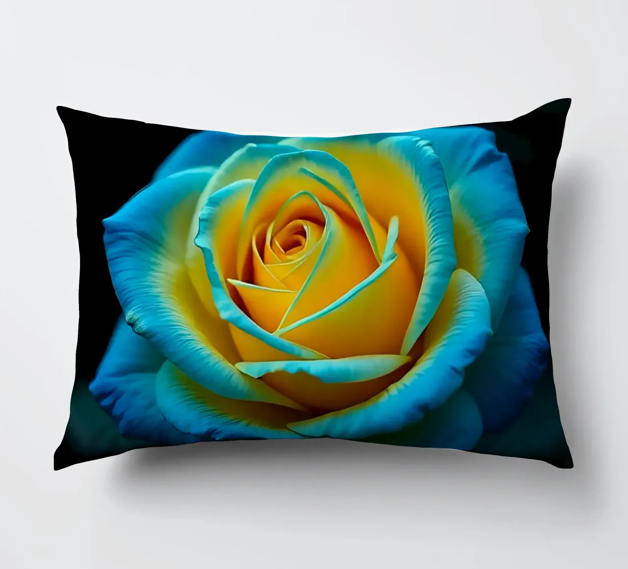 Rosa_giallo_blu_01 cuscino da Farb- und Blütenzauber by LK