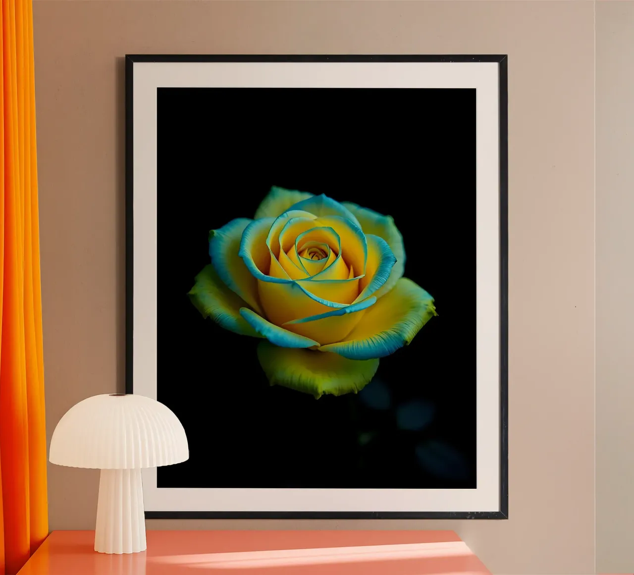 rose_jaune_bleu_02 hahnemühle de Farb- und Blütenzauber by LK