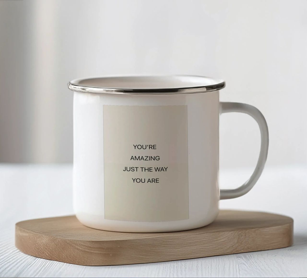 You're Amazing 02 tazza in smalto da Studio One