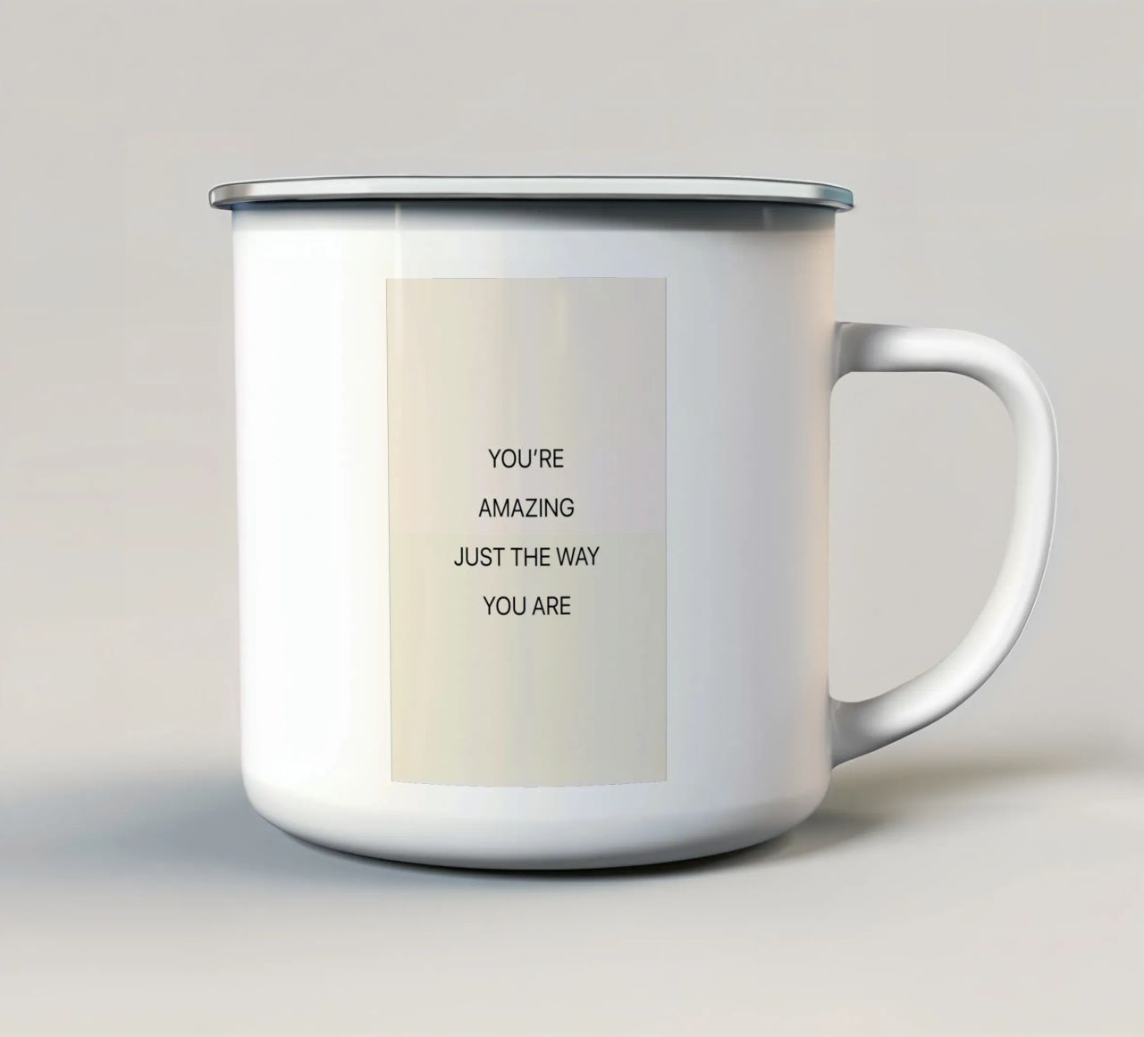 You're Amazing 02 tazza in smalto da Studio One