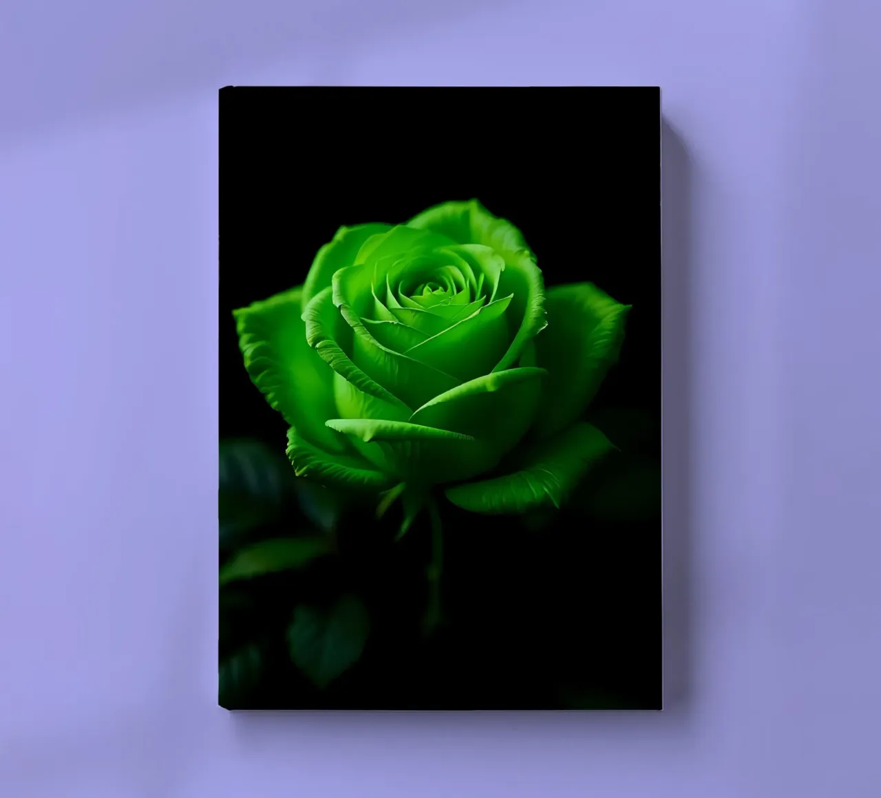 Rose_green_02 notebook by Farb- und Blütenzauber by LK
