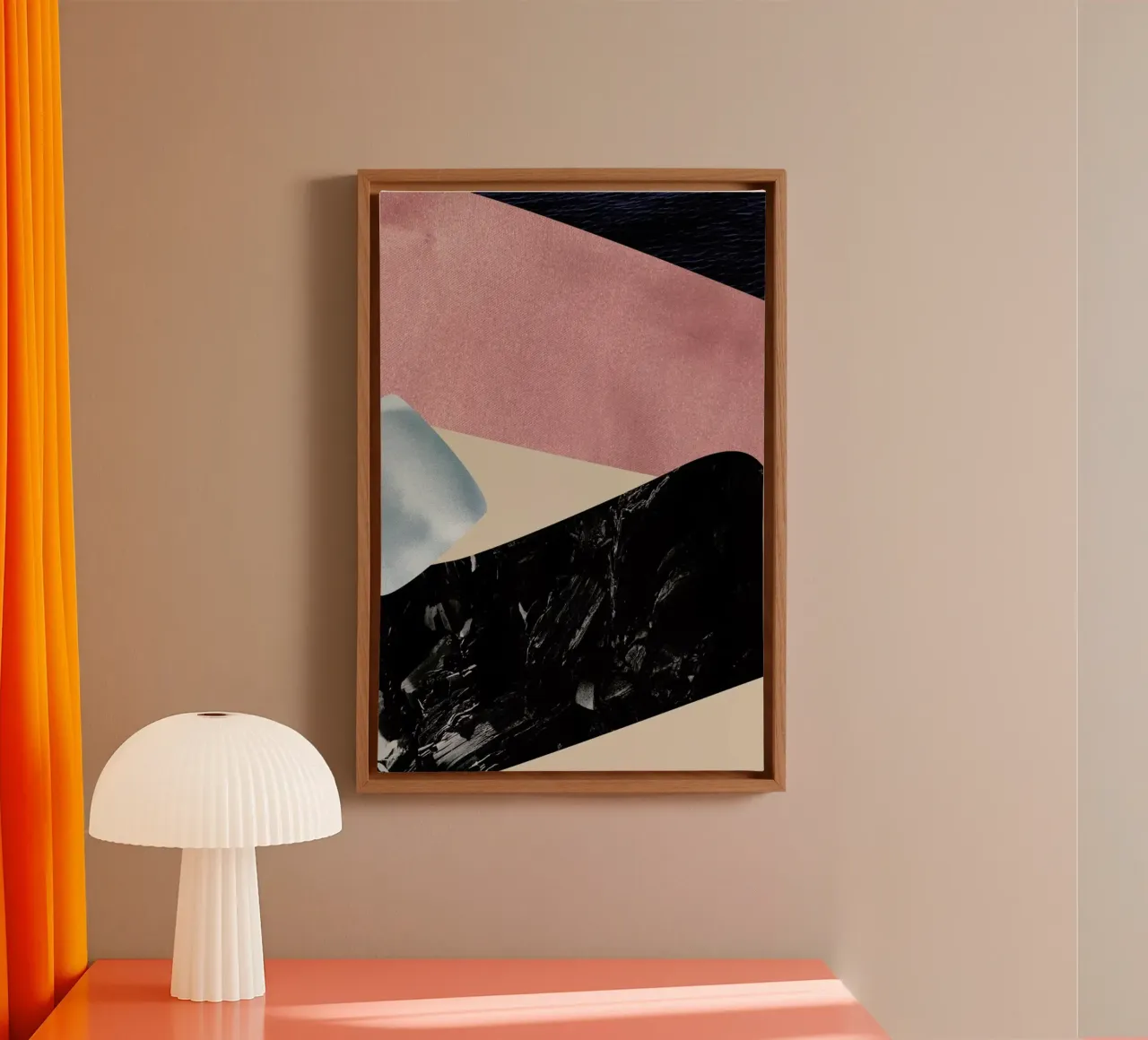 Soft I tela con Cornice a cassetta da petiteCAPS