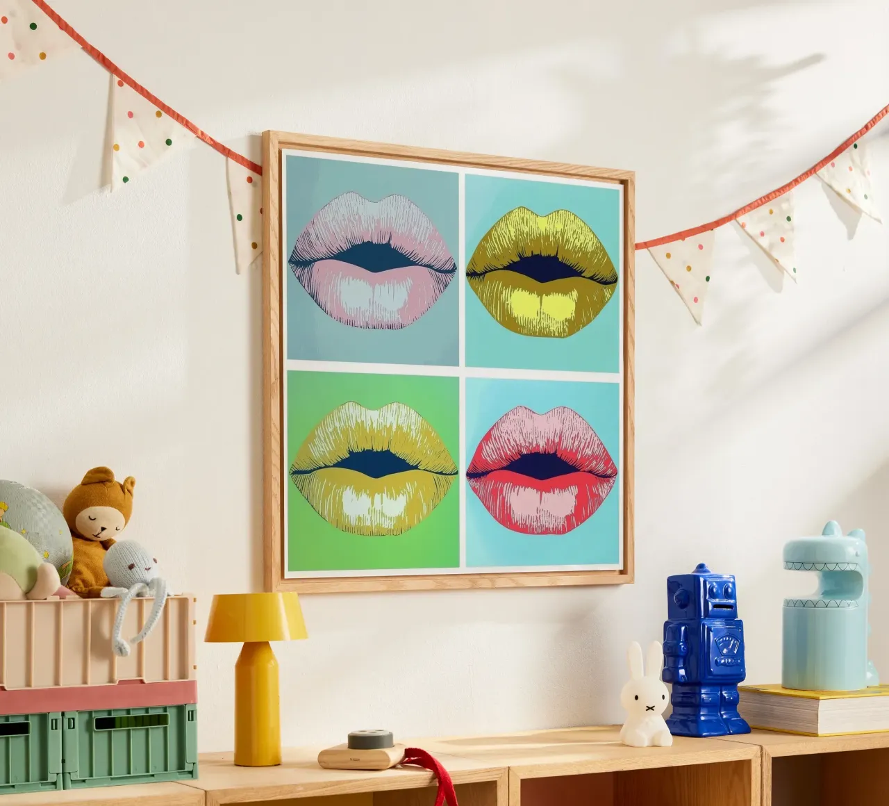 labbra colorate plexiglass da Motivate-Today
