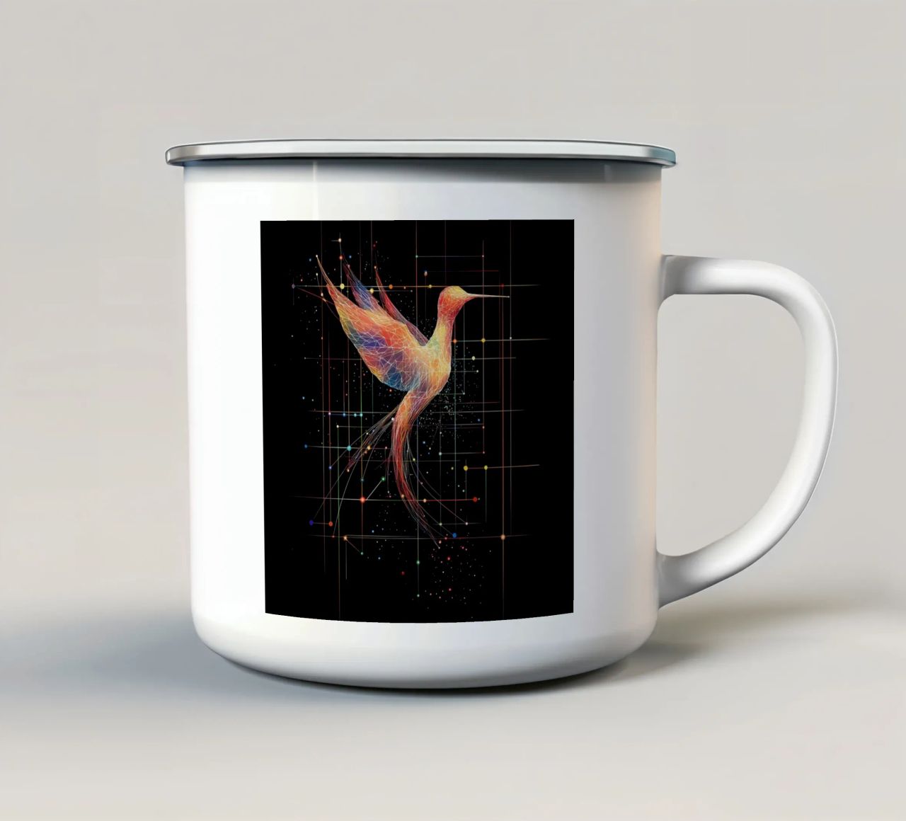 Uccello Dorna tazza in smalto da Motivate-Today