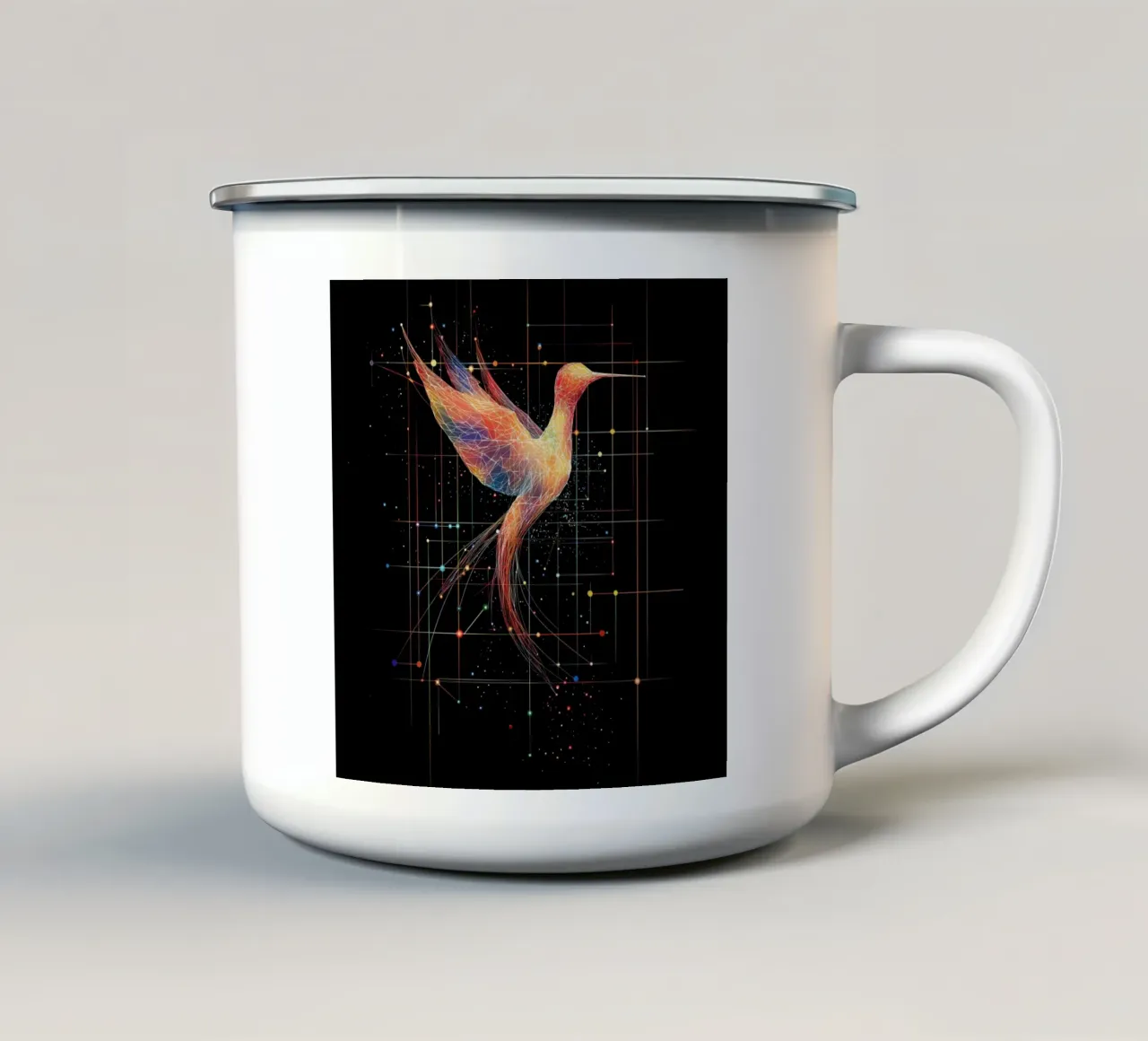 Uccello Dorna tazza in smalto da Motivate-Today