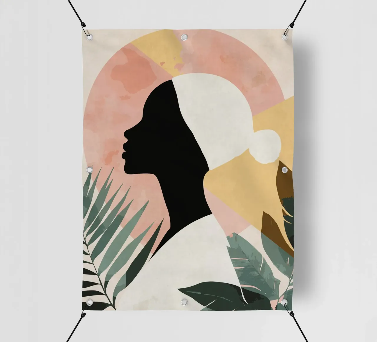 Bellezza nera telo in pvc da LaylaOzHome