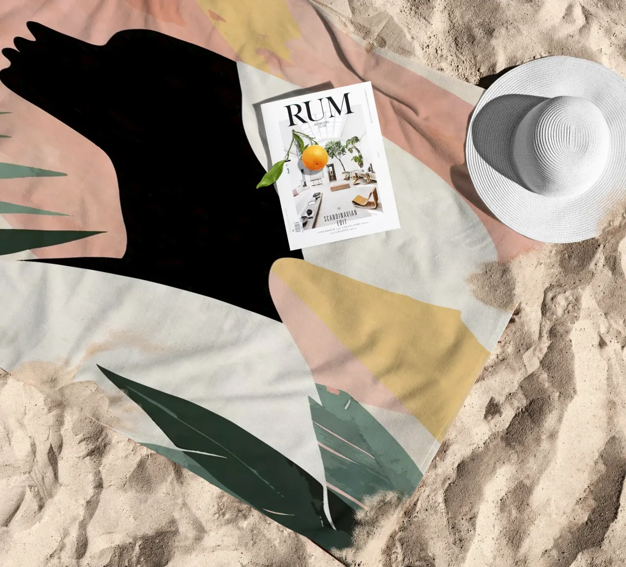 Bellezza nera telo mare da LaylaOzHome