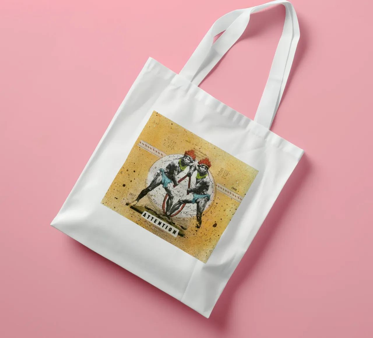 Attention tote bag by Tameo