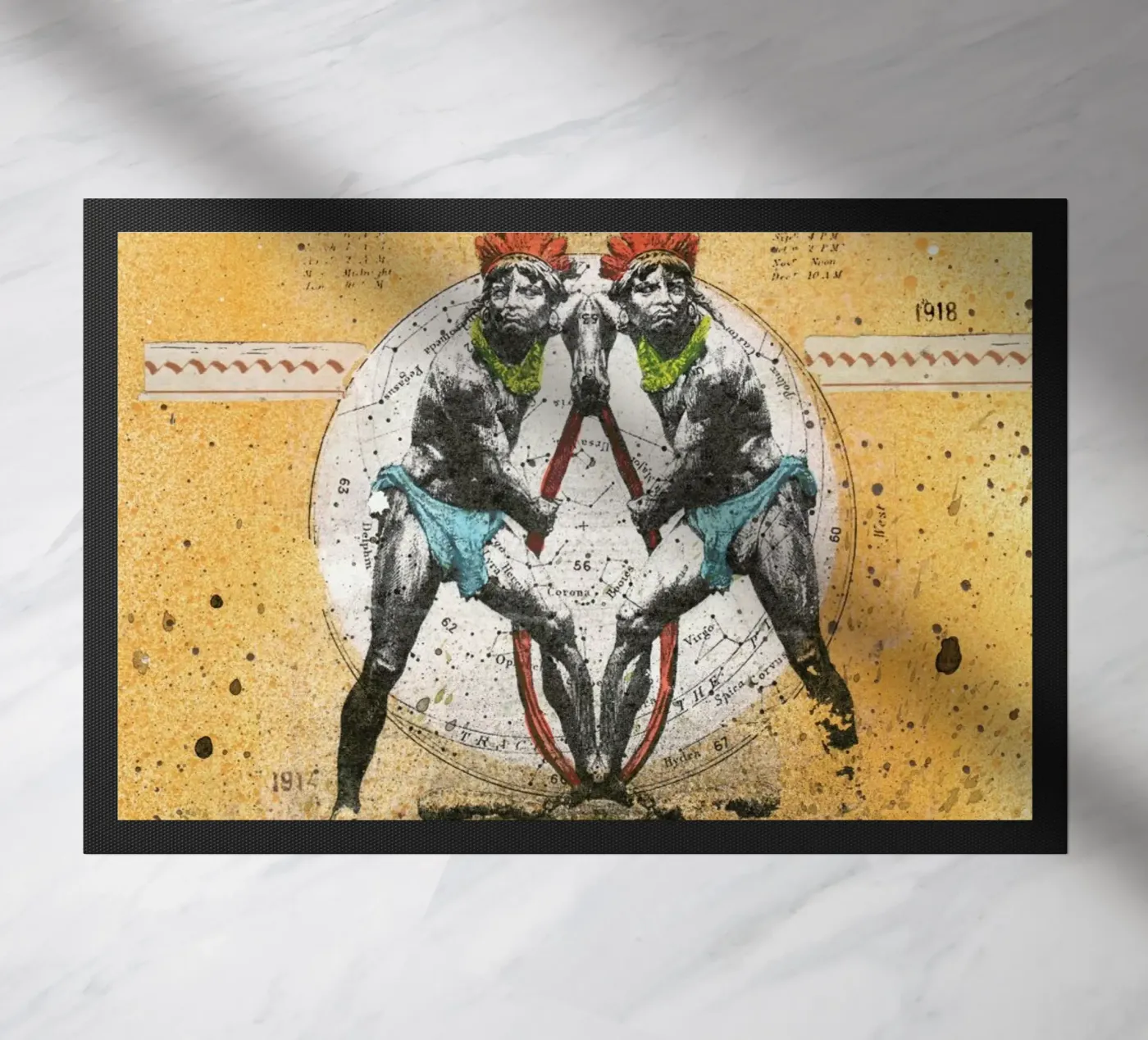 Attention deurmat van Tameo