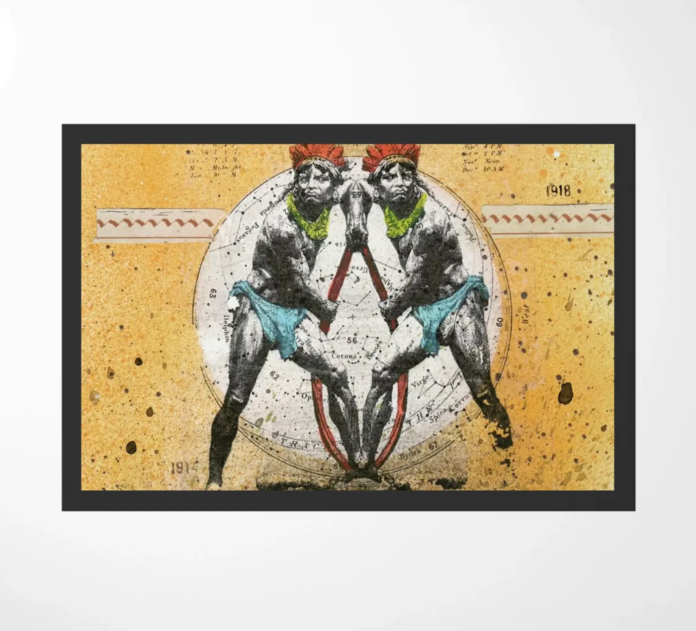 Attention deurmat van Tameo