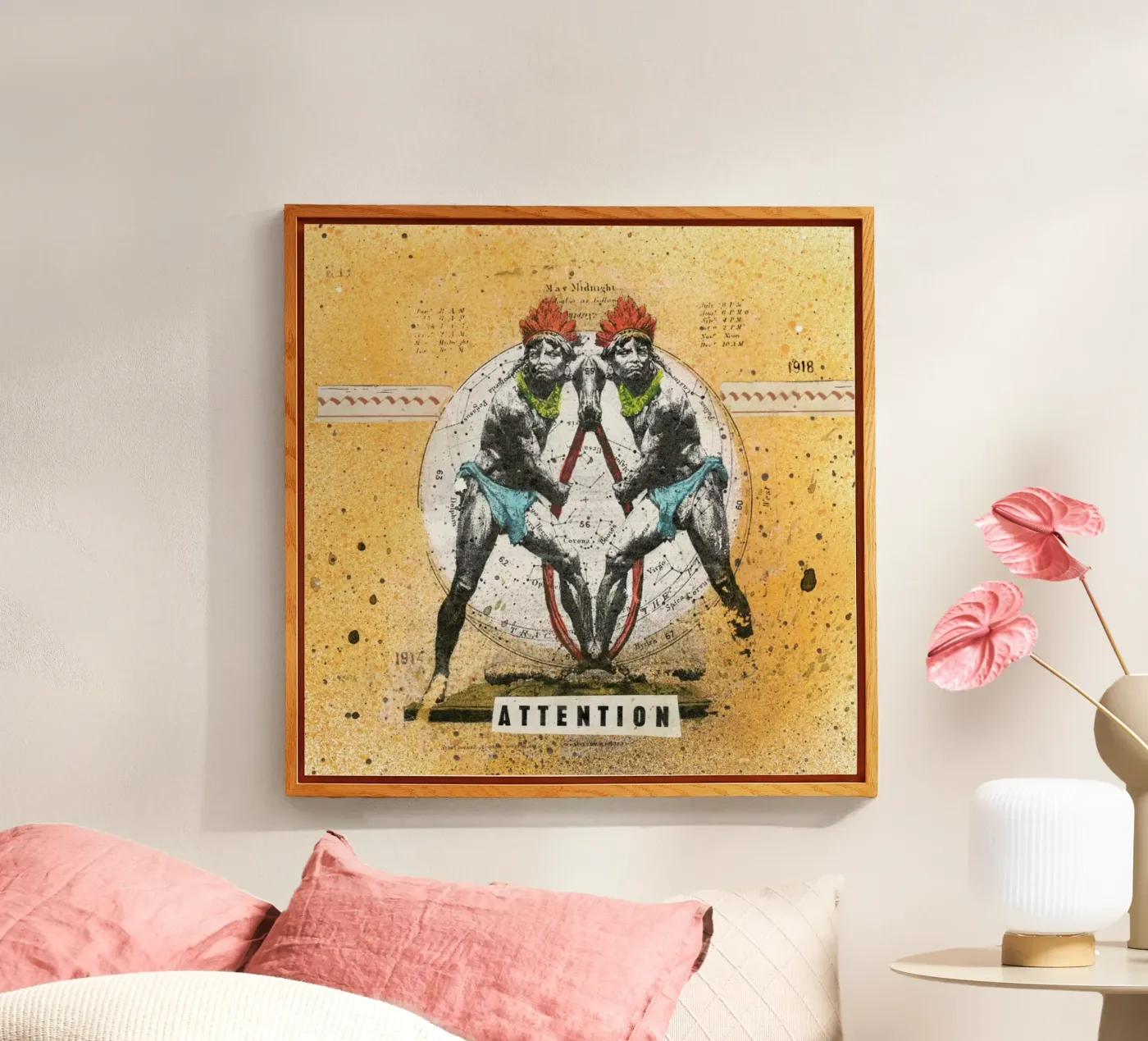 Attention Acryl-Glas von Tameo