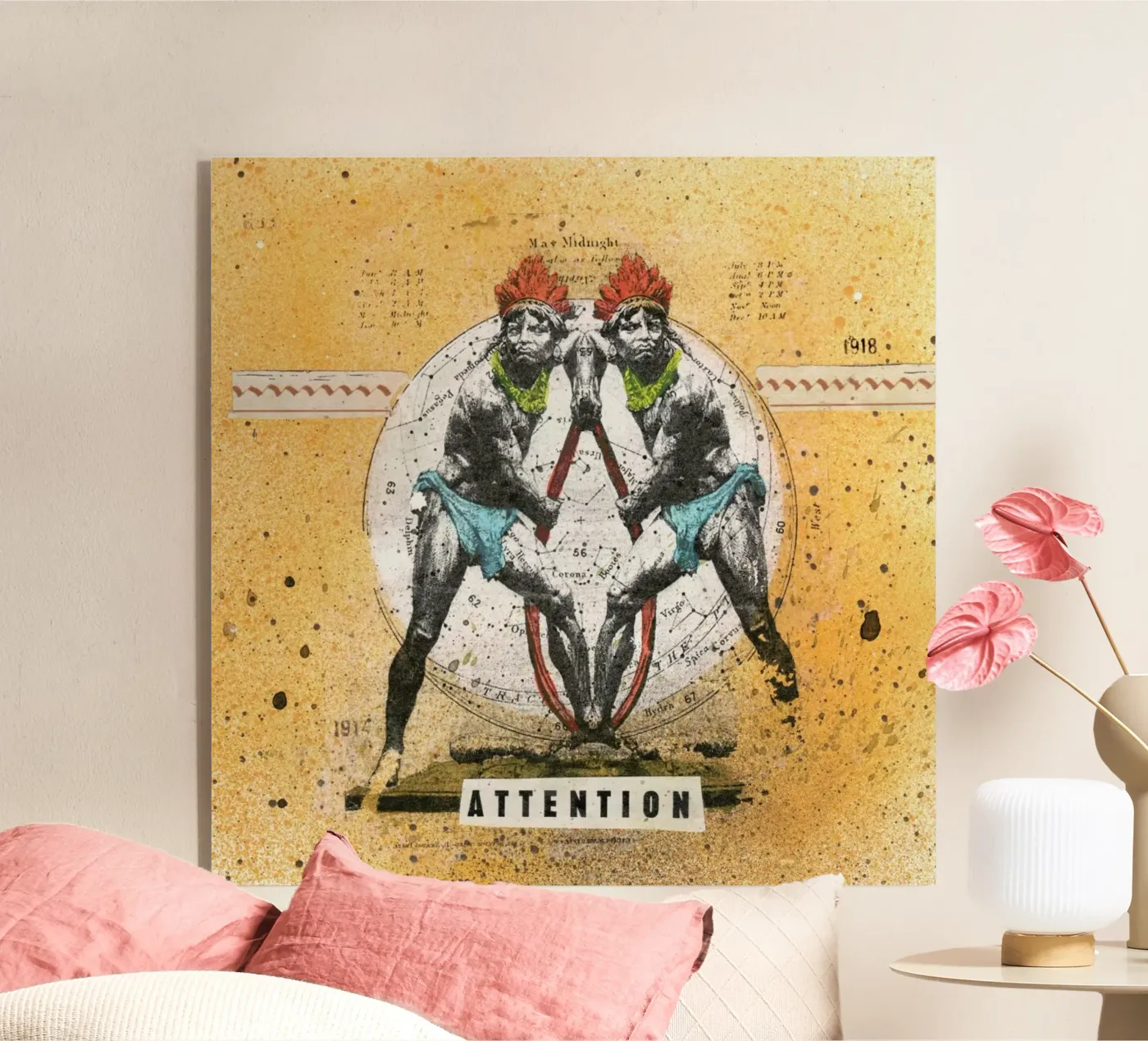 Attention Acryl-Glas von Tameo