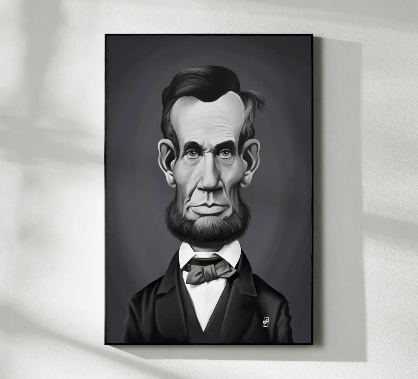 Abraham Lincoln plexiglass da Rob Art | Illustration