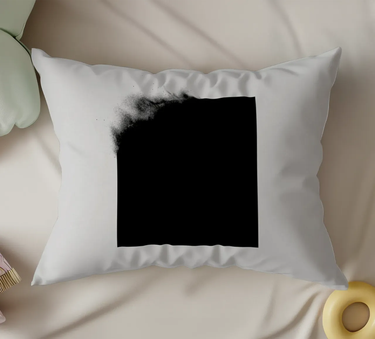 Black 02 decorative cushion by STUDIO LEEMO
