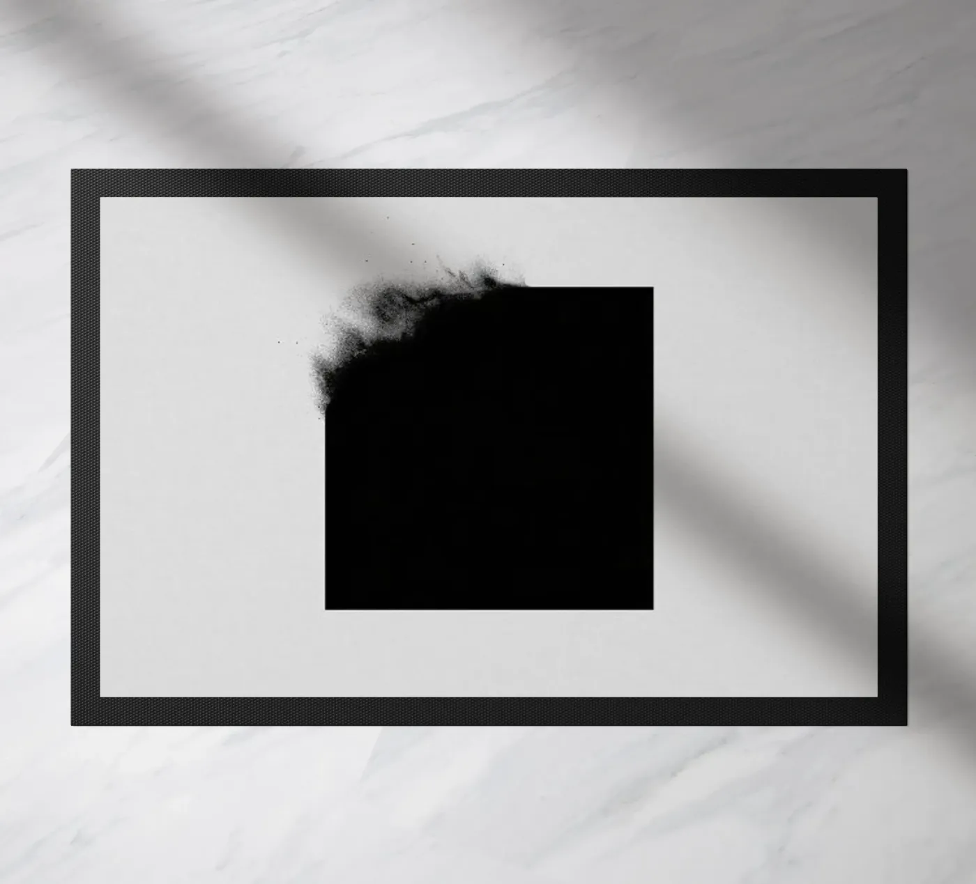 Black 02 doormat by STUDIO LEEMO