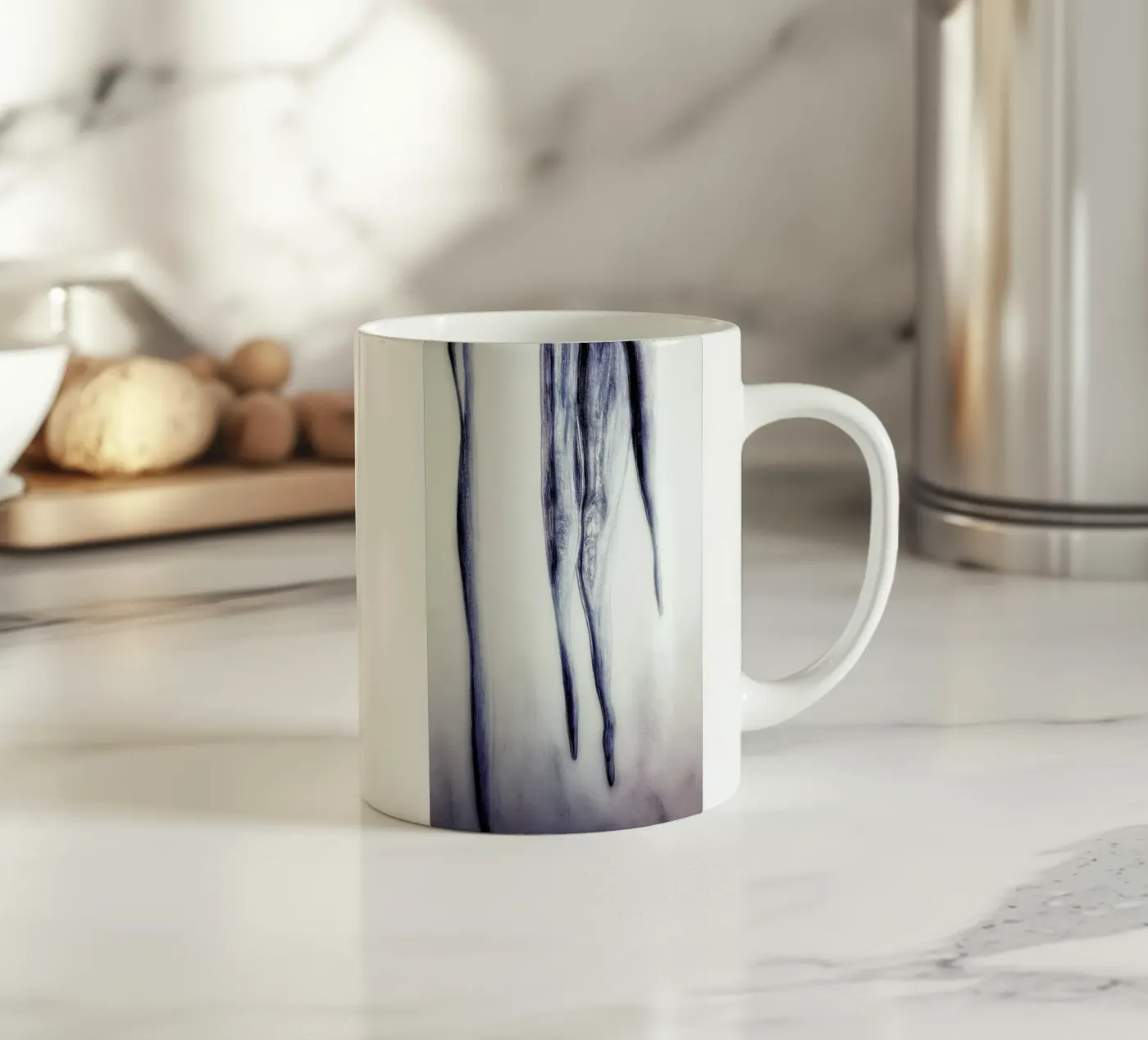 Icicles ceramic mug by FRITSCH&FRITSCH