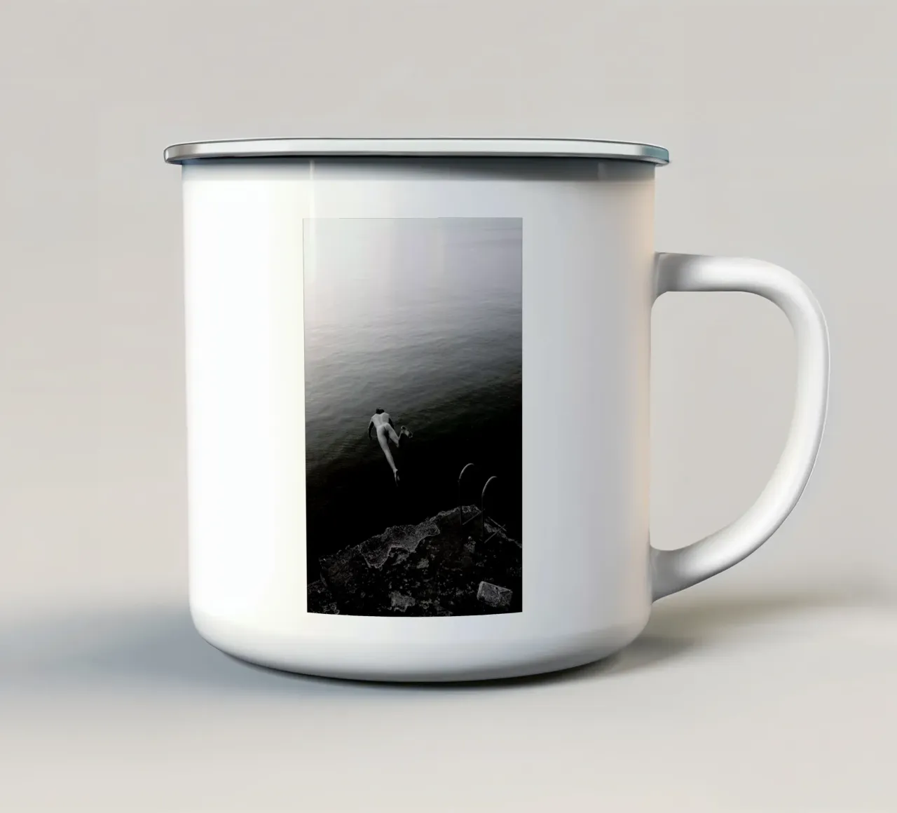 Dive tazza in smalto da Picture On The Fridge