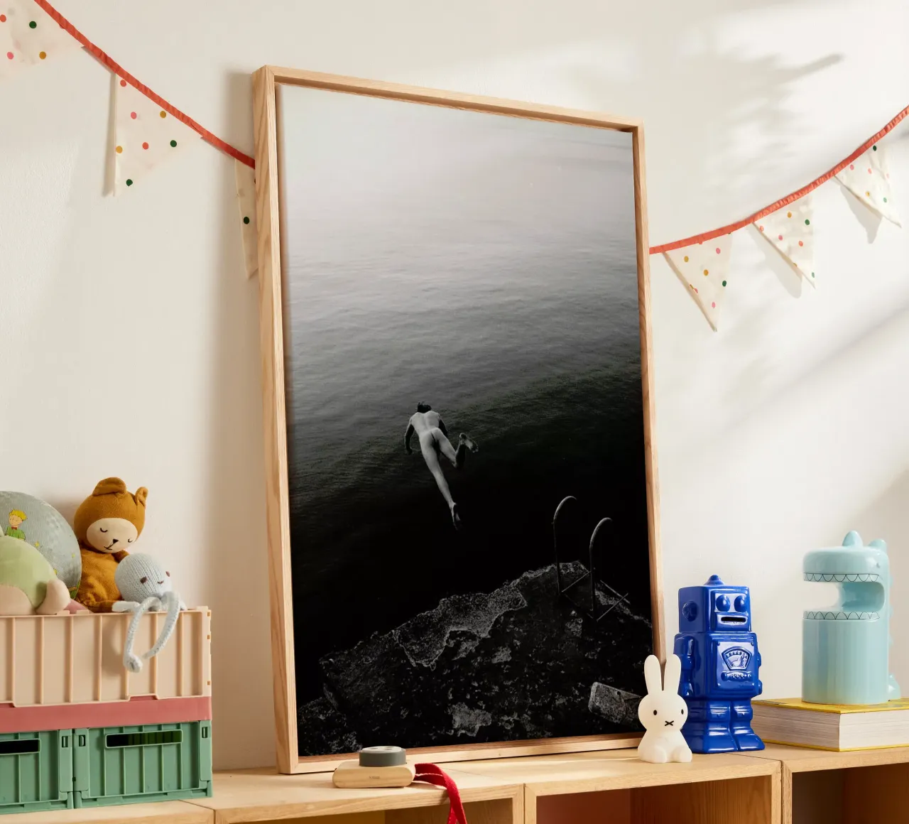 Dive tela con Cornice a cassetta da Picture On The Fridge