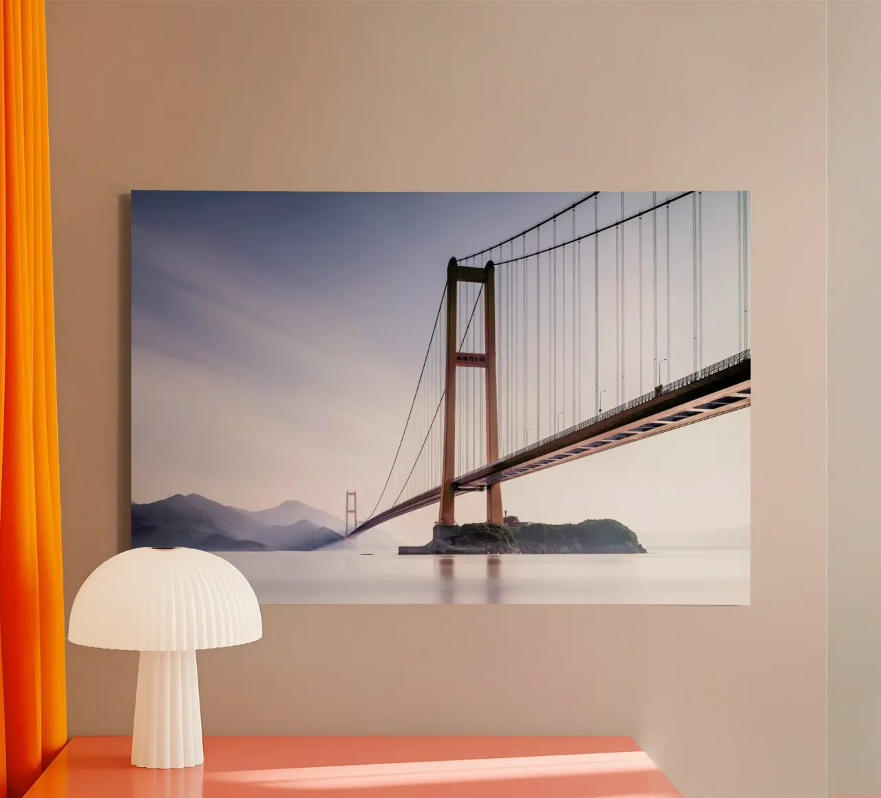 Xihou Bridge & Moon Bay tela con Cornice a cassetta da Pictufy