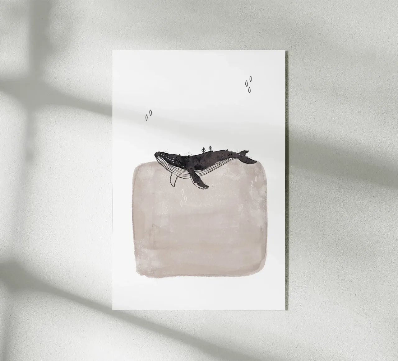 Whale plexiglass da KRUTH DESIGN