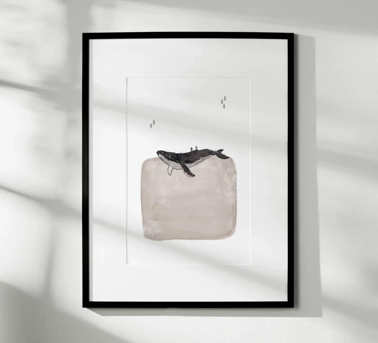 Whale poster da KRUTH DESIGN