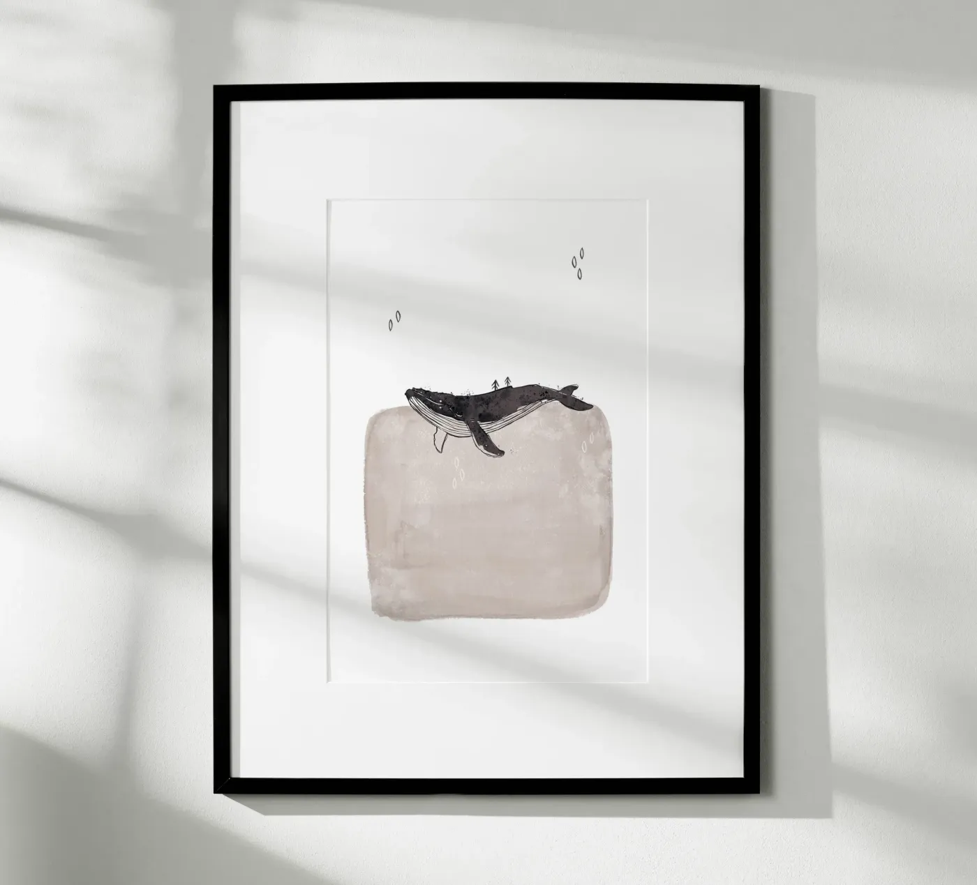 Whale poster van KRUTH DESIGN