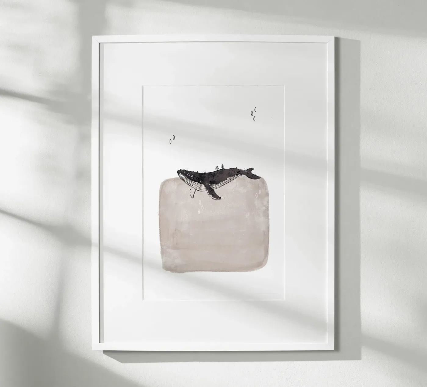 Whale poster van KRUTH DESIGN