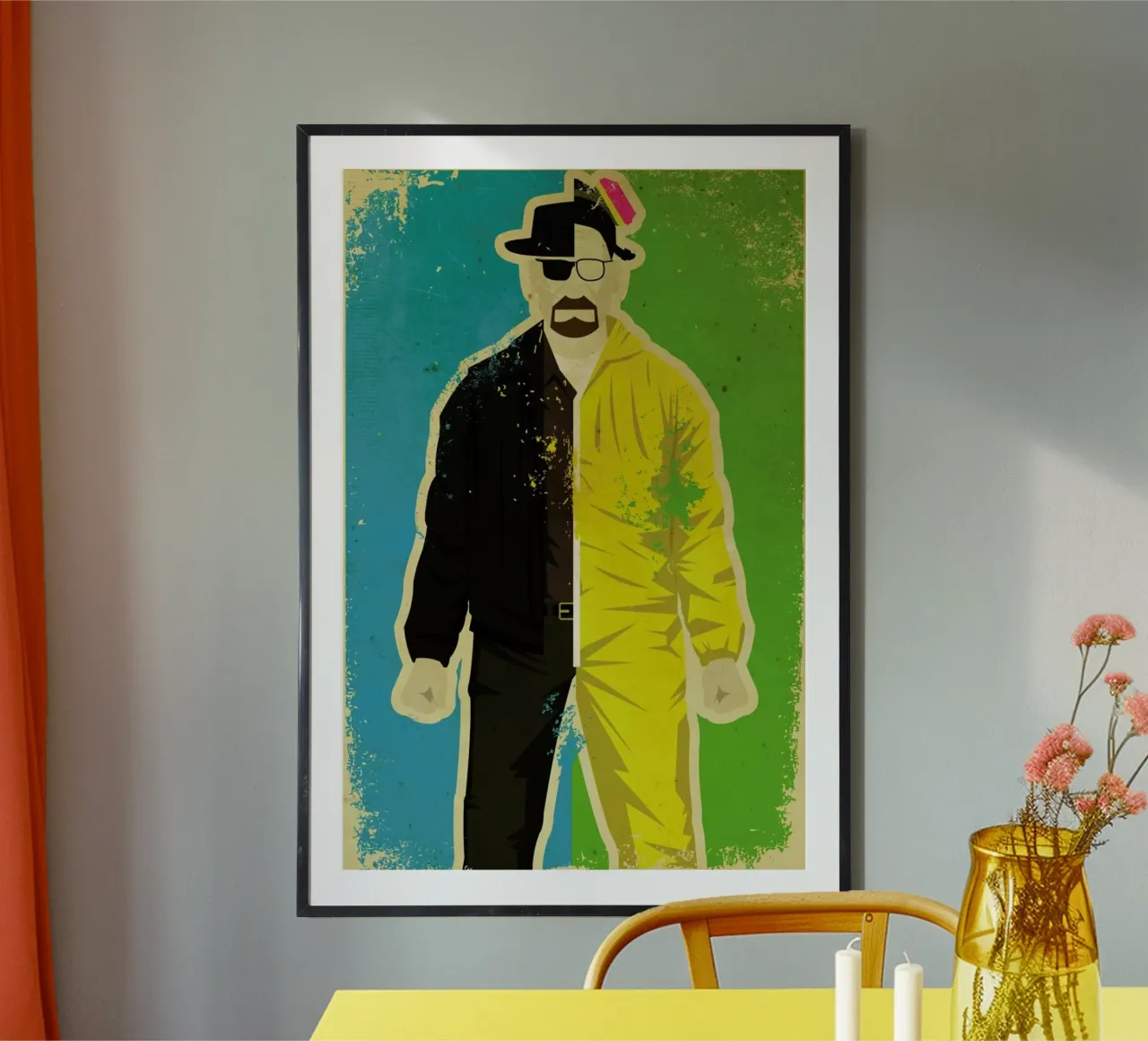 Heisenberg poster con telaio in plastica da Danny Haas