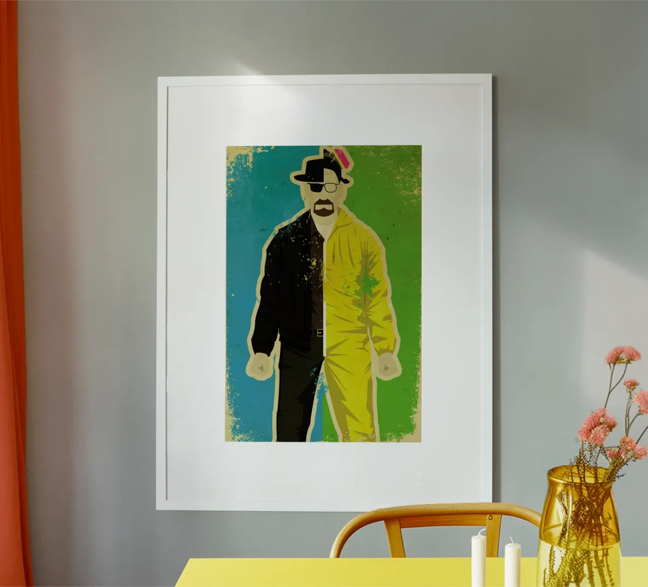 Heisenberg poster con telaio in plastica da Danny Haas
