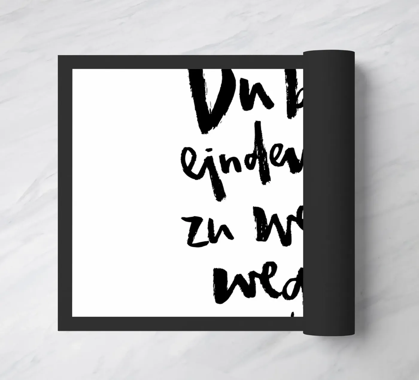 Zu Weit paillasson de Brushmeetspaper