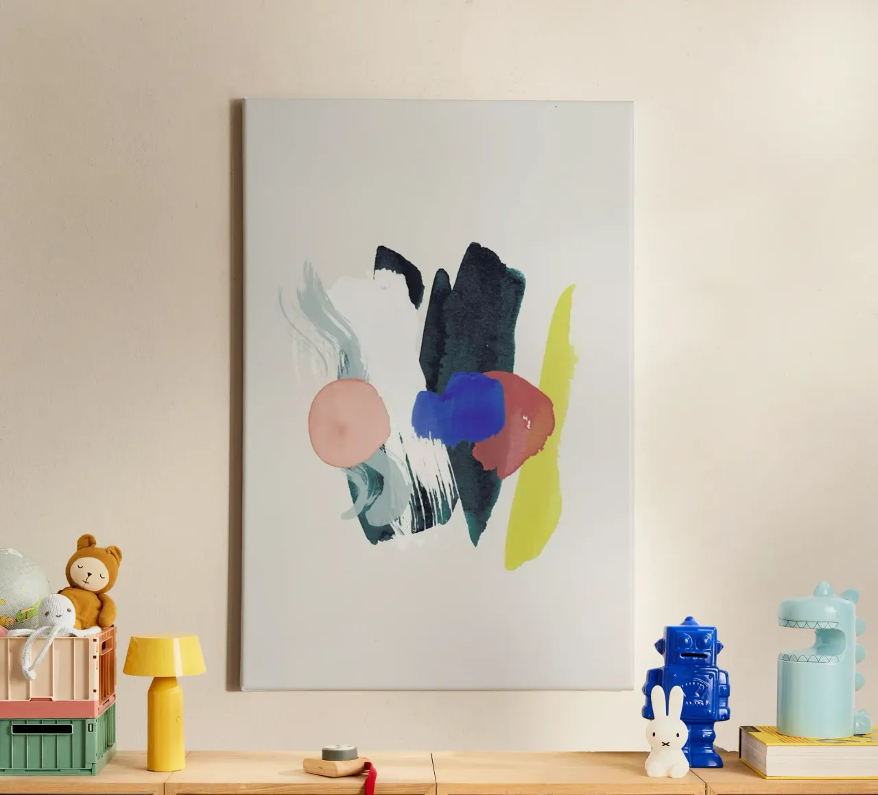 Euphoria canvas met Baklijst van STUDIO LEEMO
