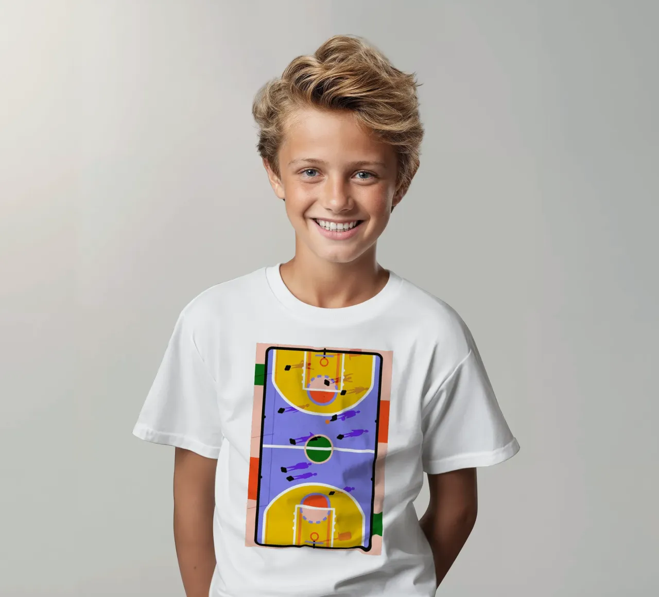 Hoops t-shirt bambini da Laura O'Connor