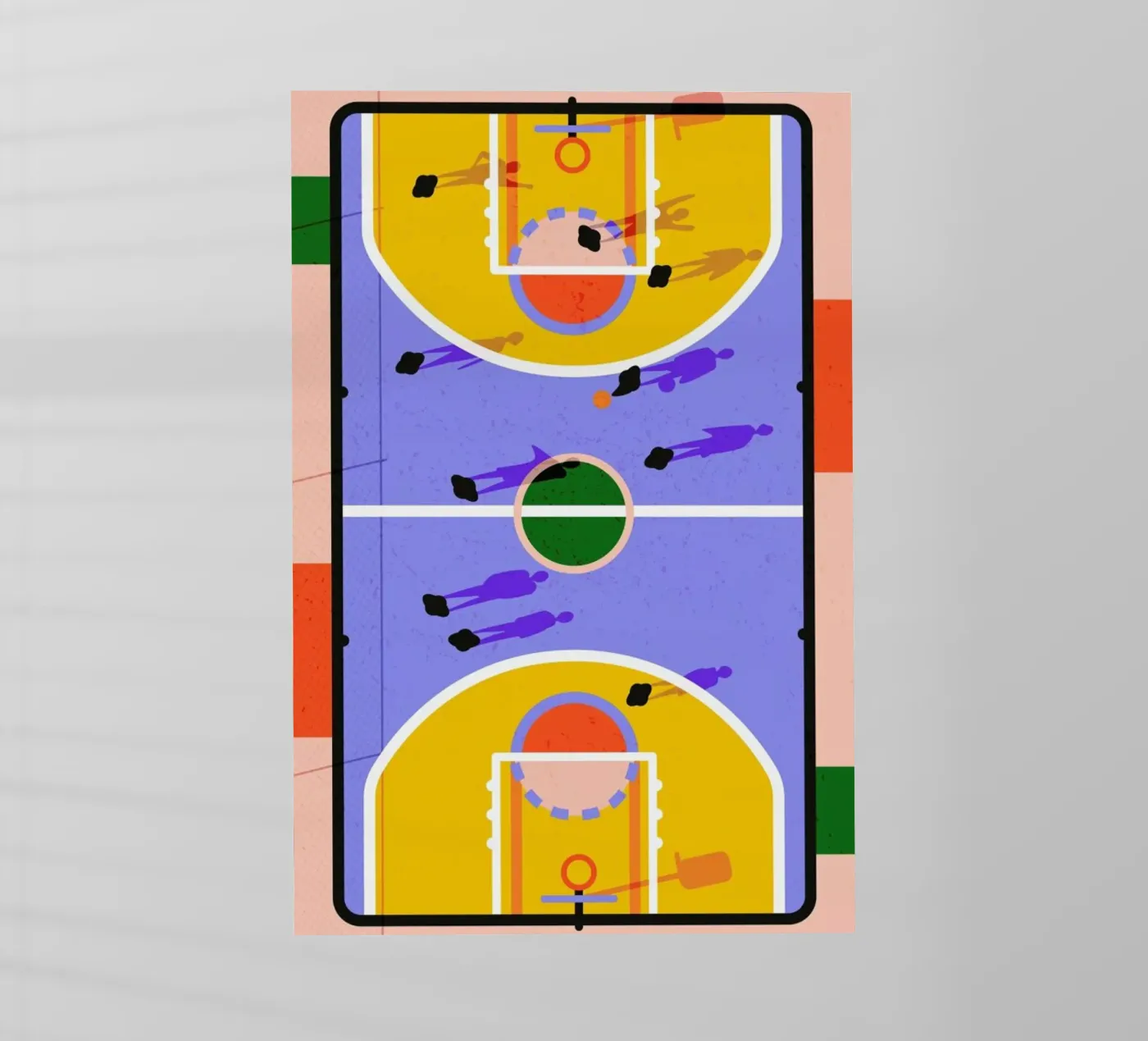 Hoops backlit folie van Laura O'Connor