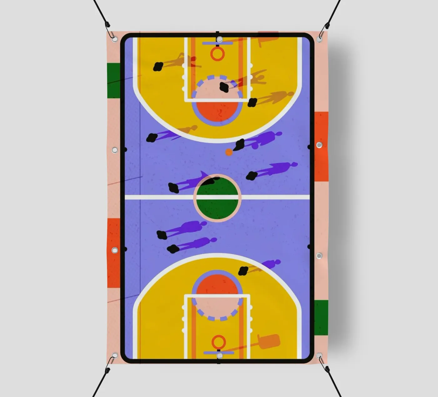 Hoops telo in pvc da Laura O'Connor