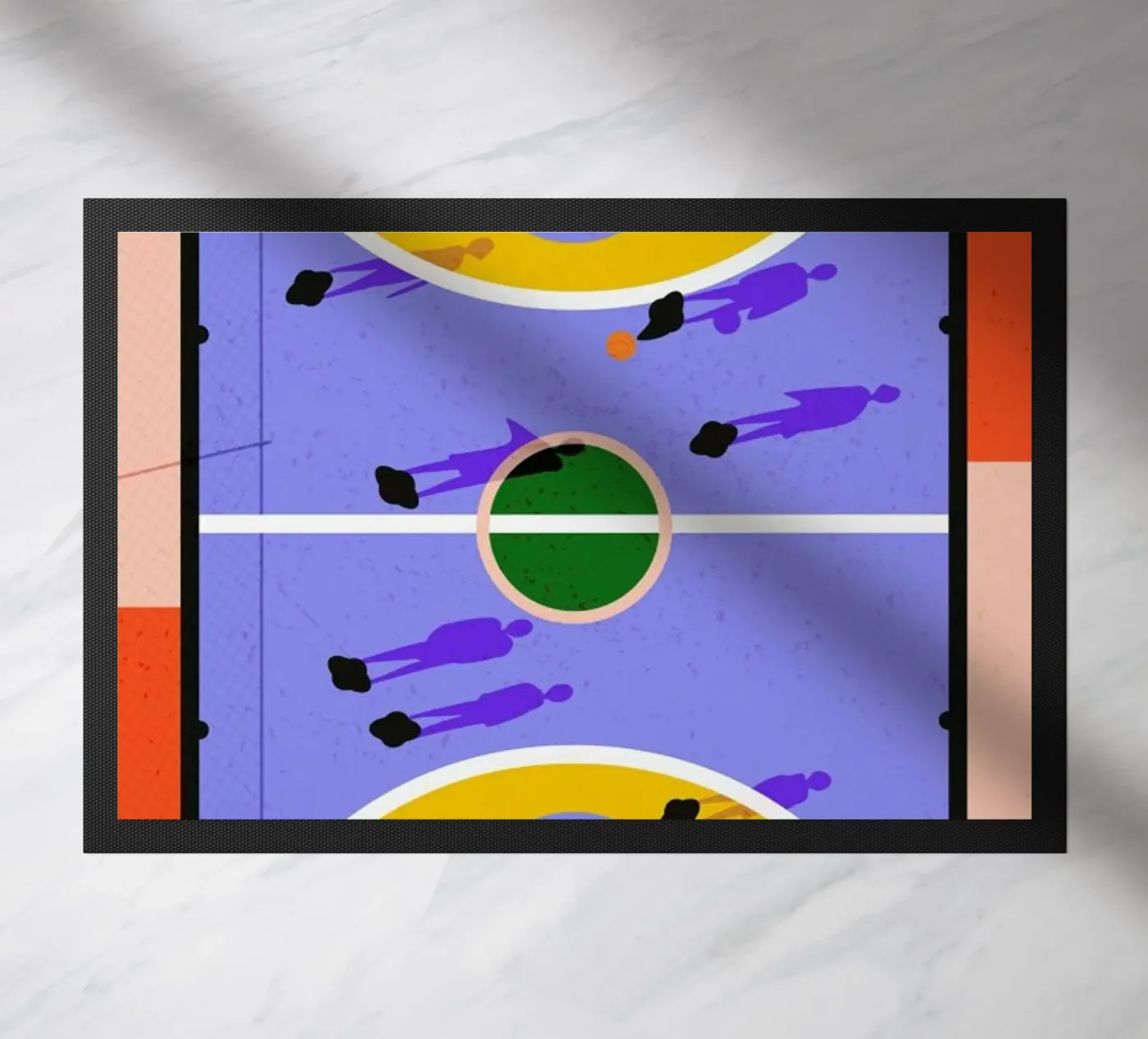 Hoops deurmat van Laura O'Connor