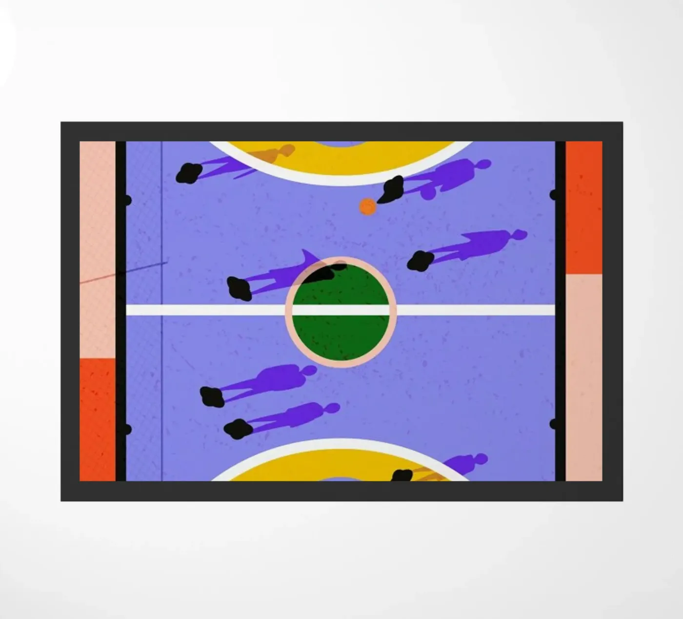 Hoops deurmat van Laura O'Connor