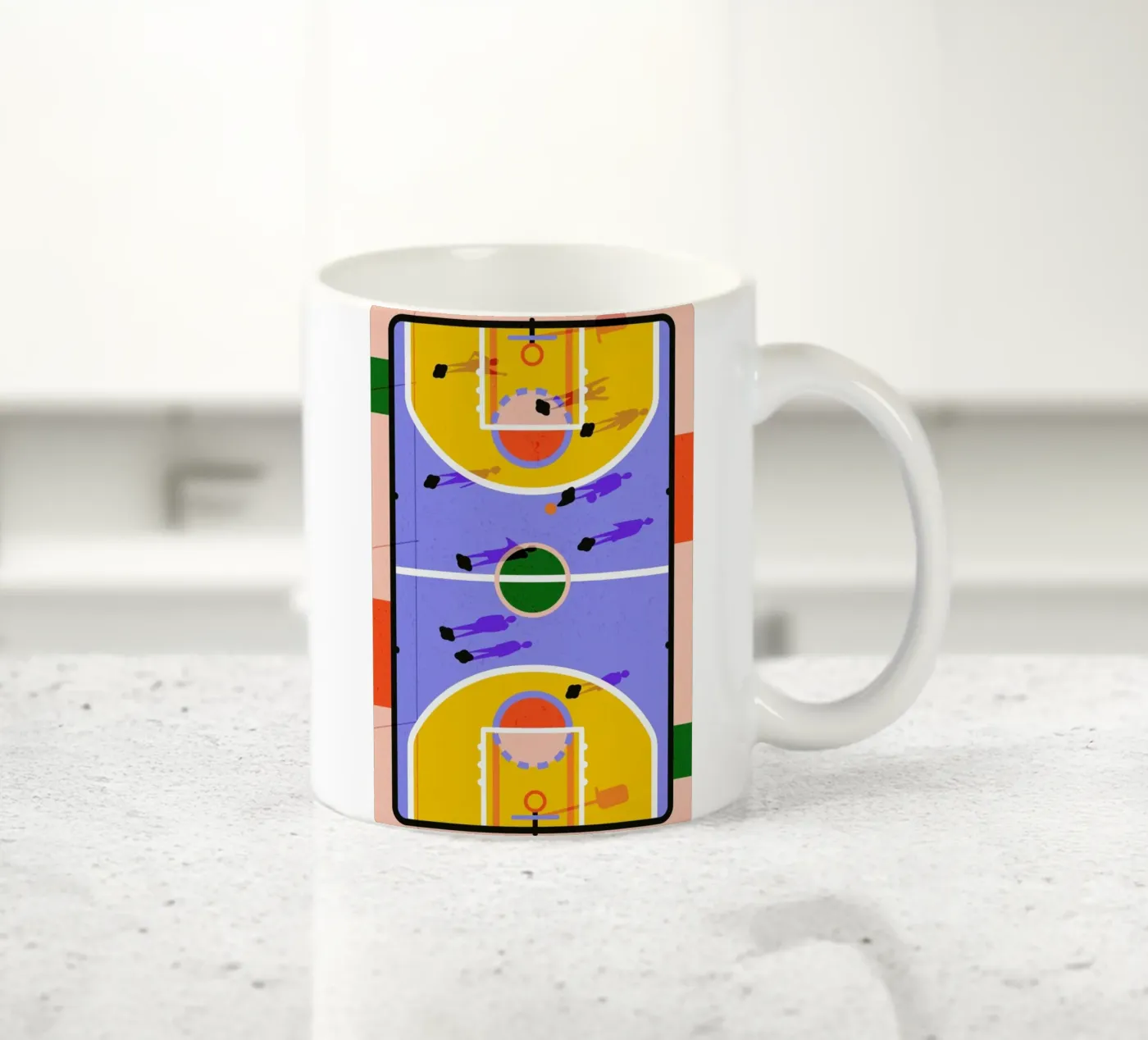 Hoops ceramic mug by Laura O'Connor