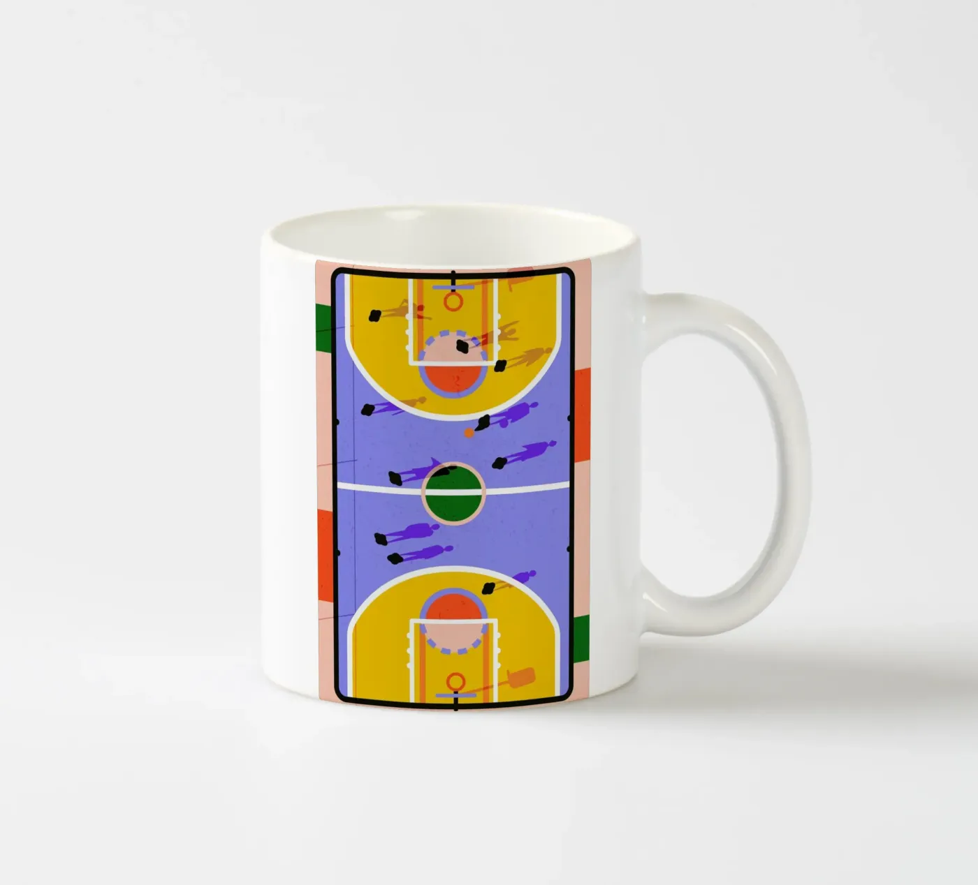 Hoops ceramic mug by Laura O'Connor
