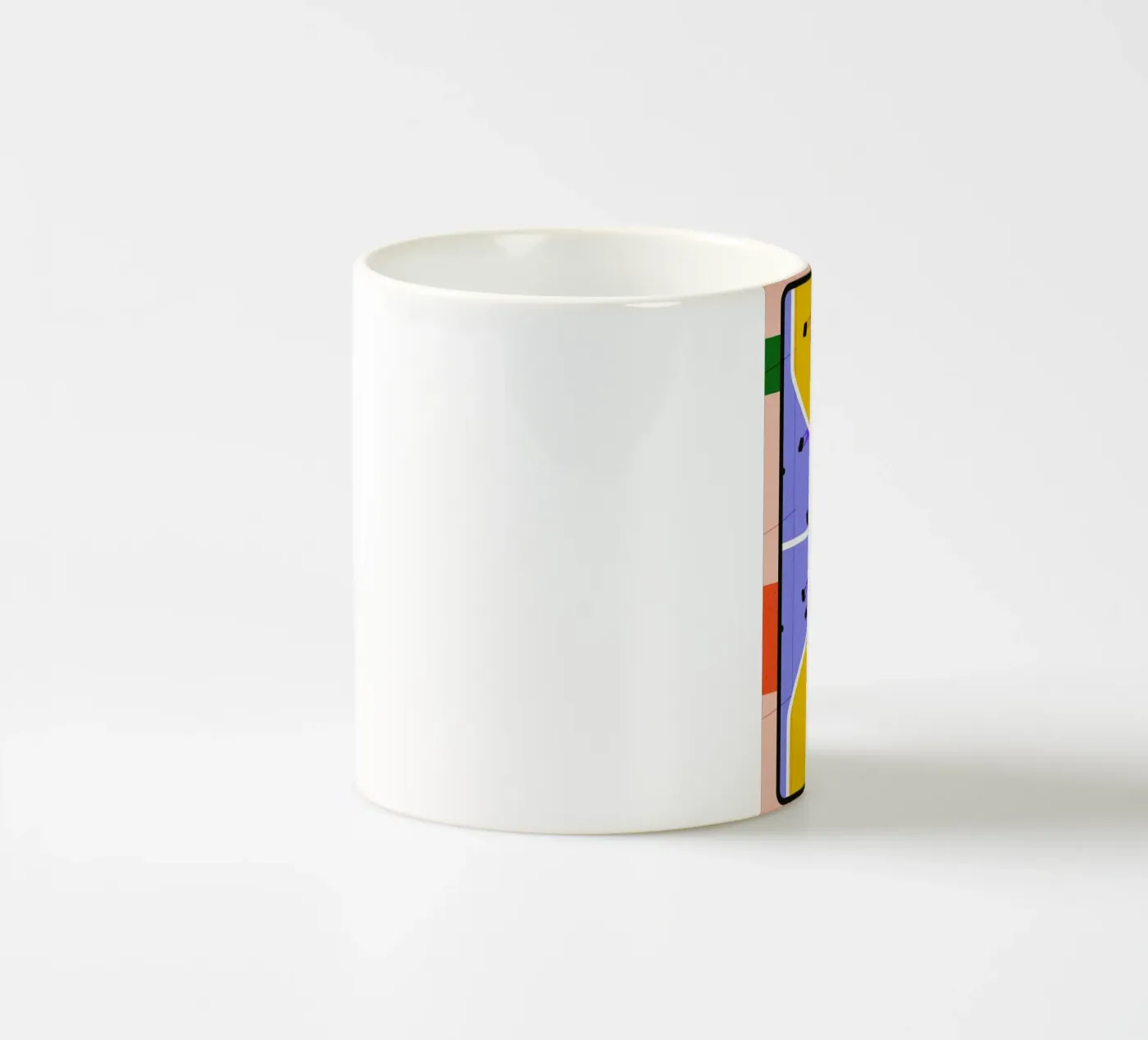 Hoops ceramic mug by Laura O'Connor