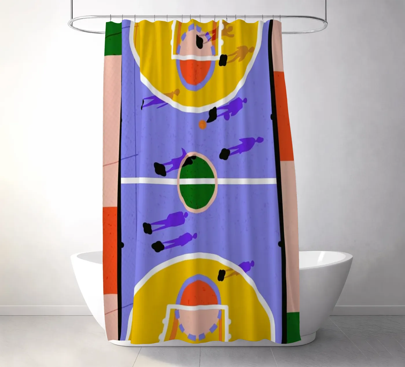 Hoops Duschvorhang von Laura O'Connor