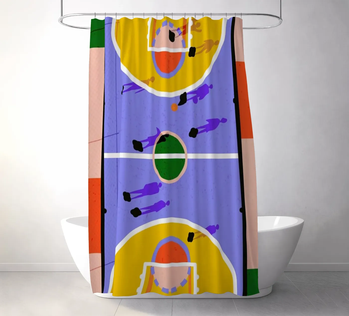 Hoops Duschvorhang von Laura O'Connor