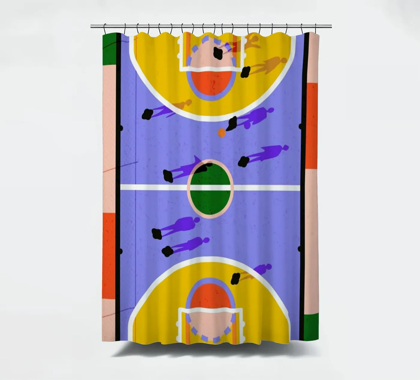 Hoops Duschvorhang von Laura O'Connor