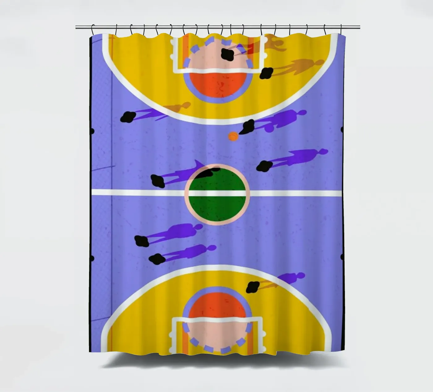 Hoops Duschvorhang von Laura O'Connor