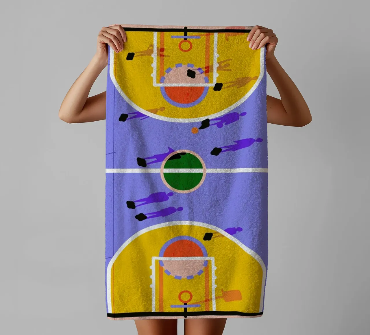 Hoops towel by Laura O'Connor