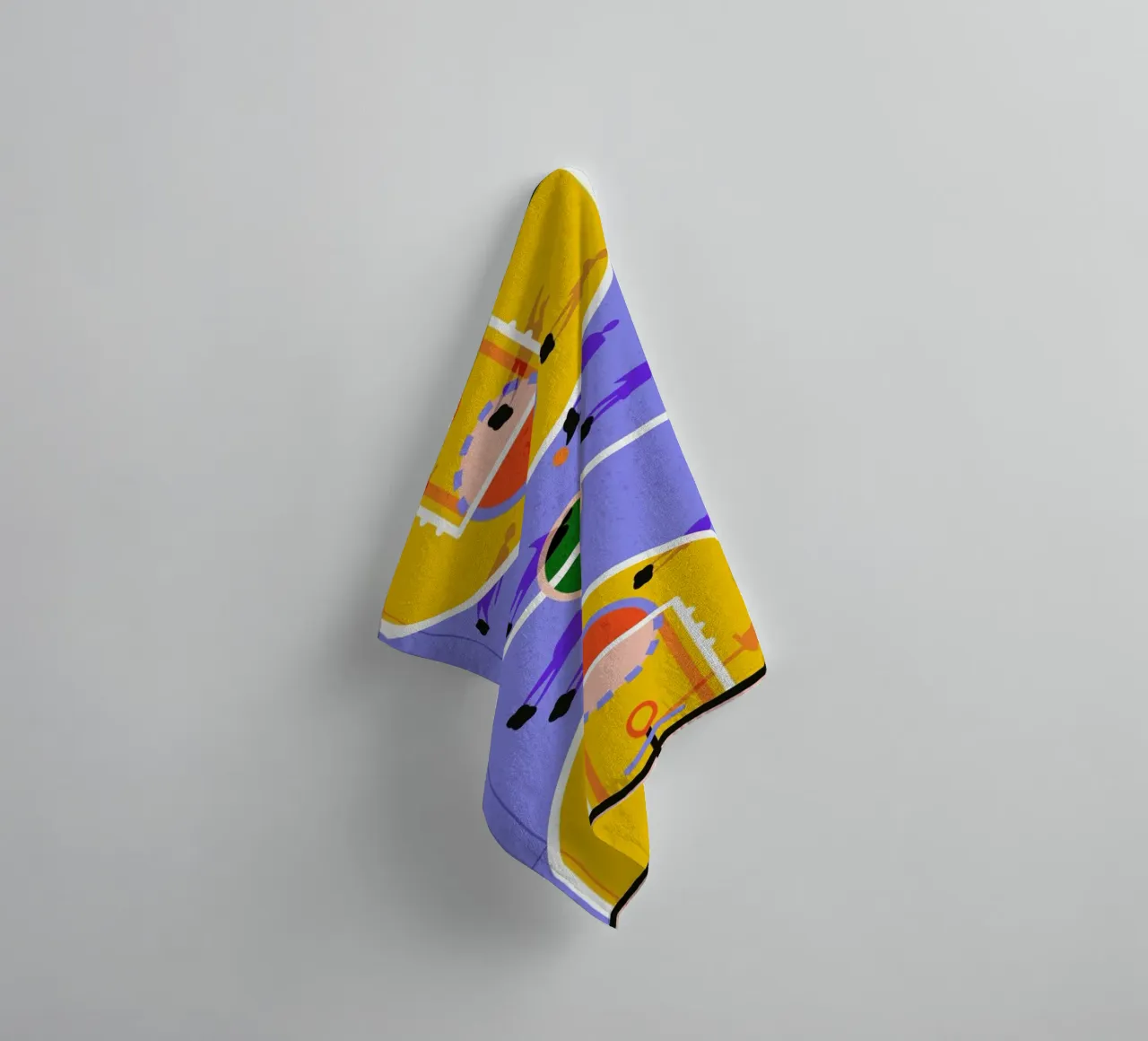 Hoops towel by Laura O'Connor