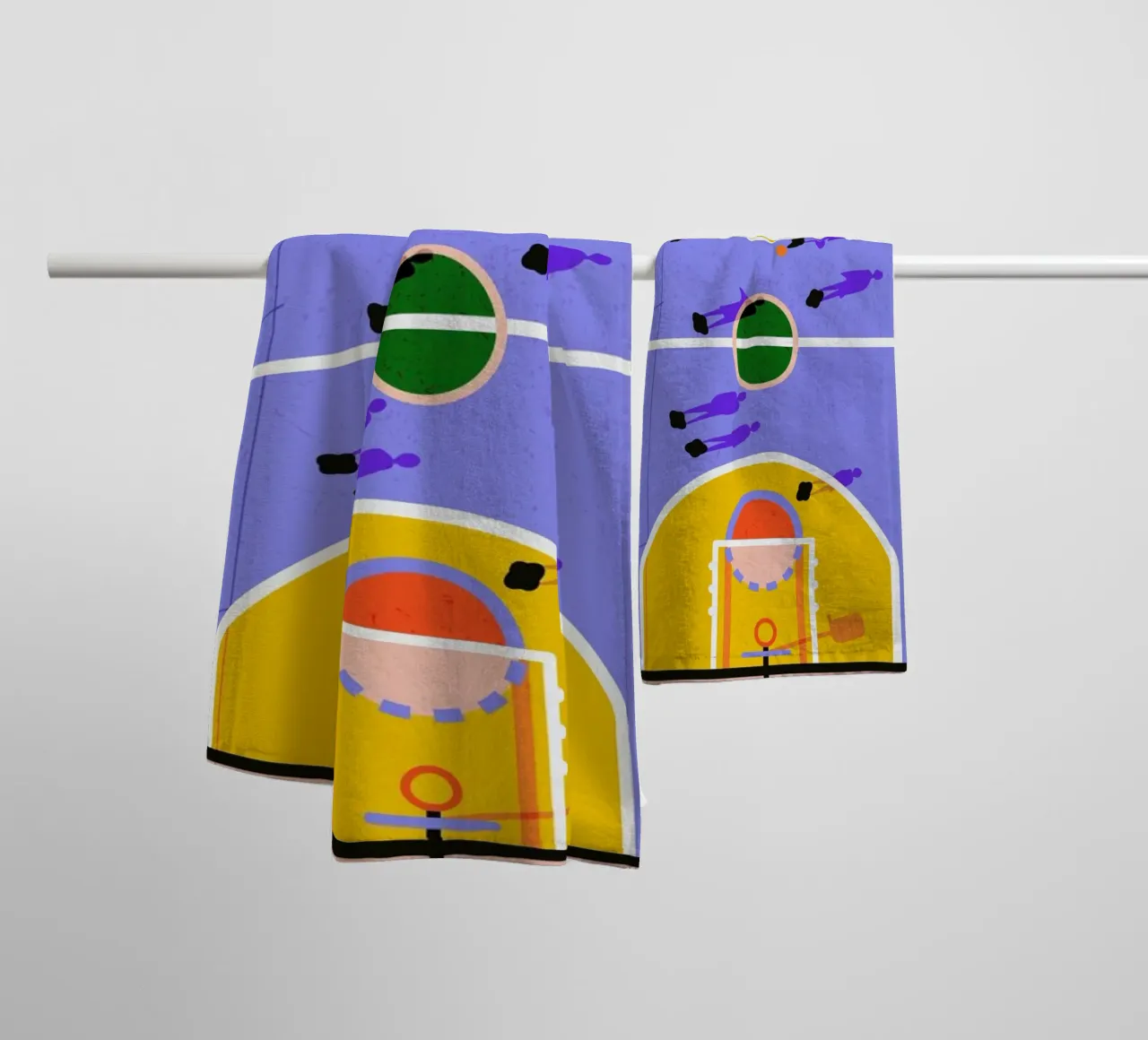 Hoops towel by Laura O'Connor