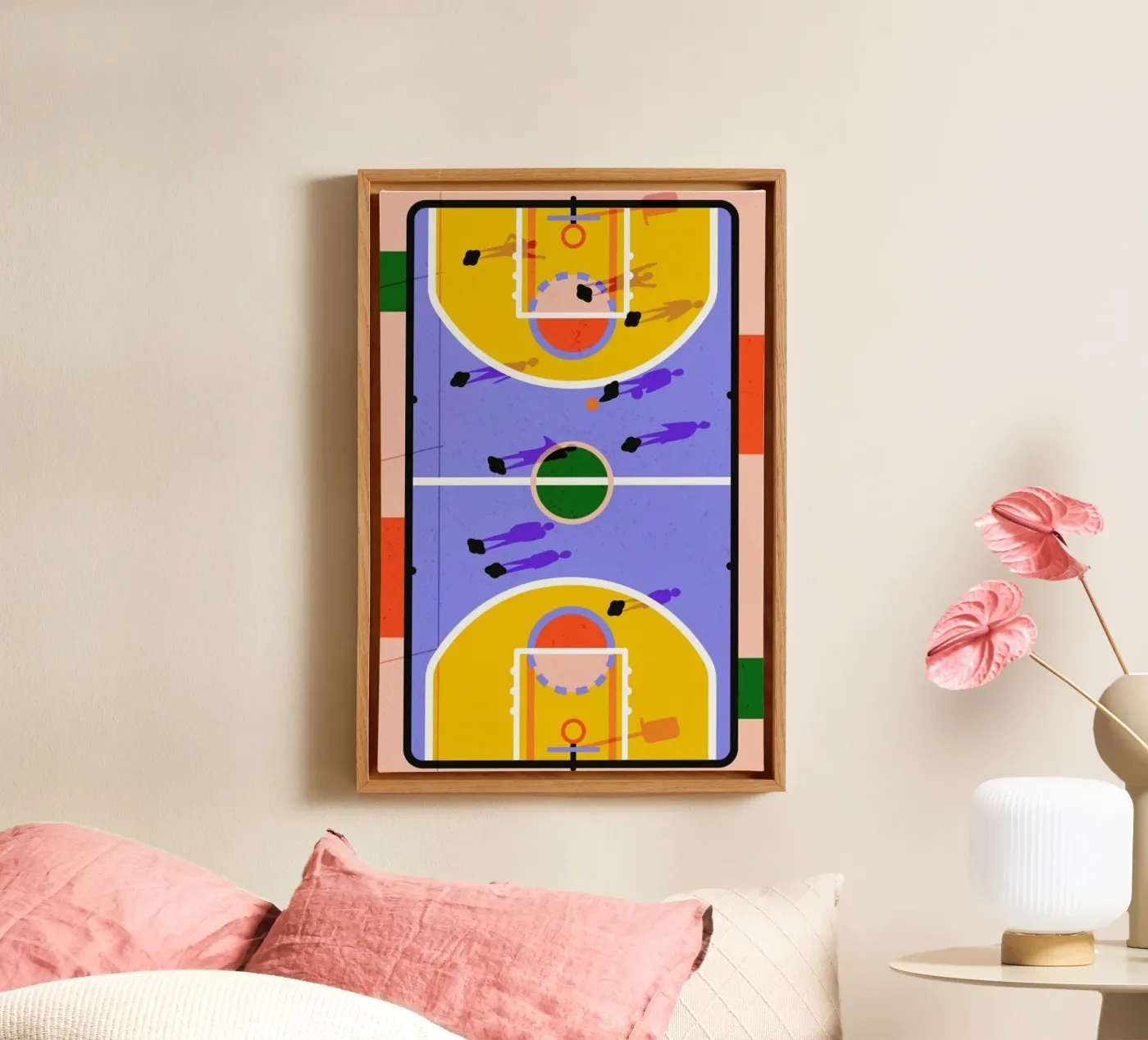 Hoops canvas by Laura O'Connor