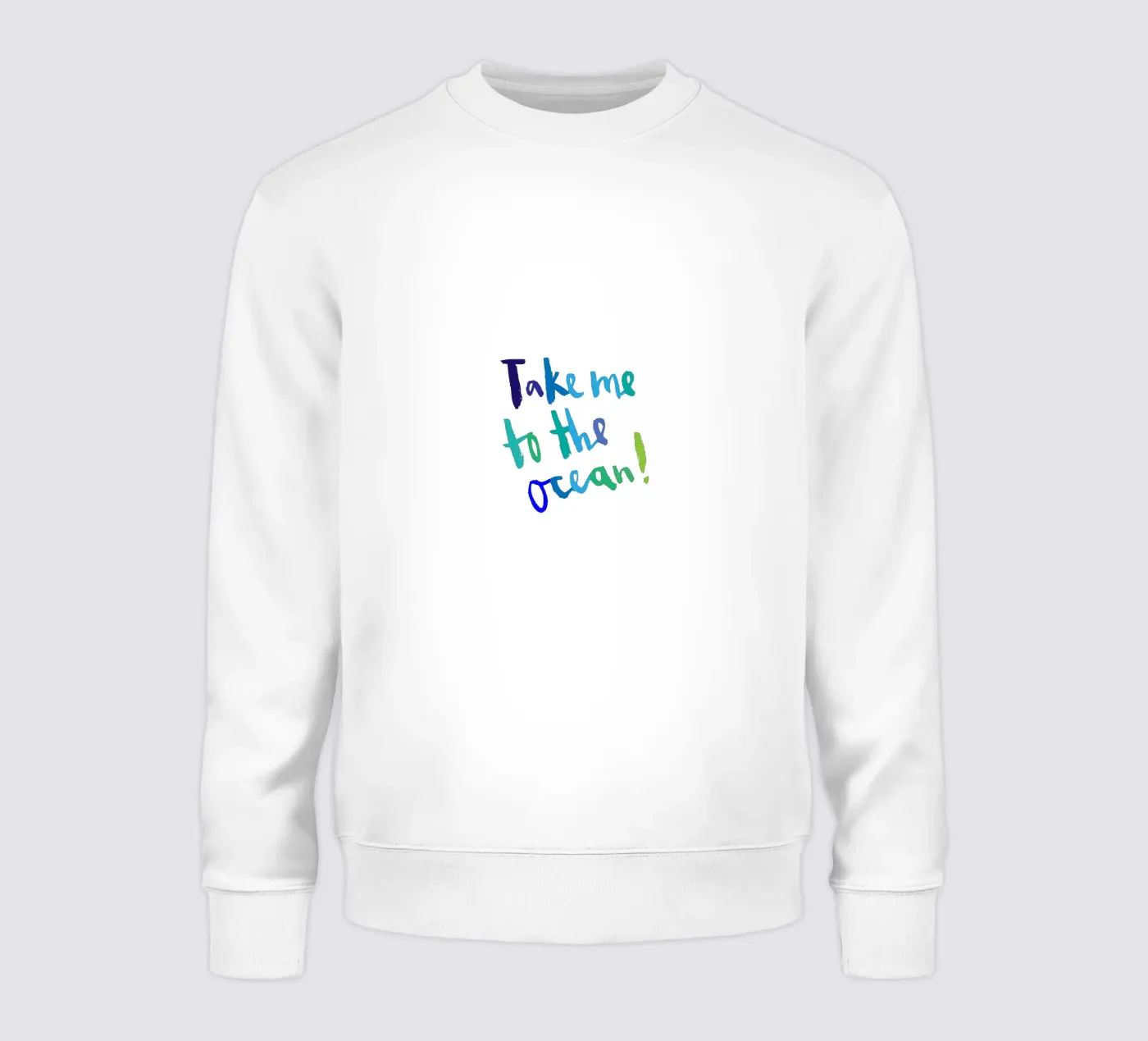 Ocean felpa da Brushmeetspaper