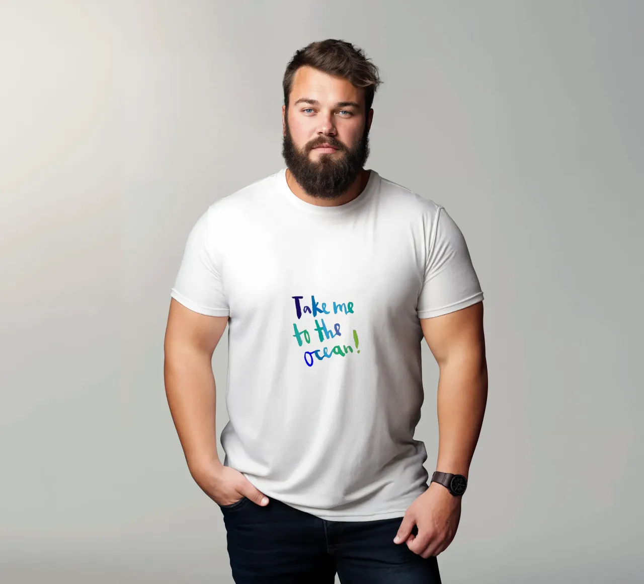 Ocean t-shirt da Brushmeetspaper