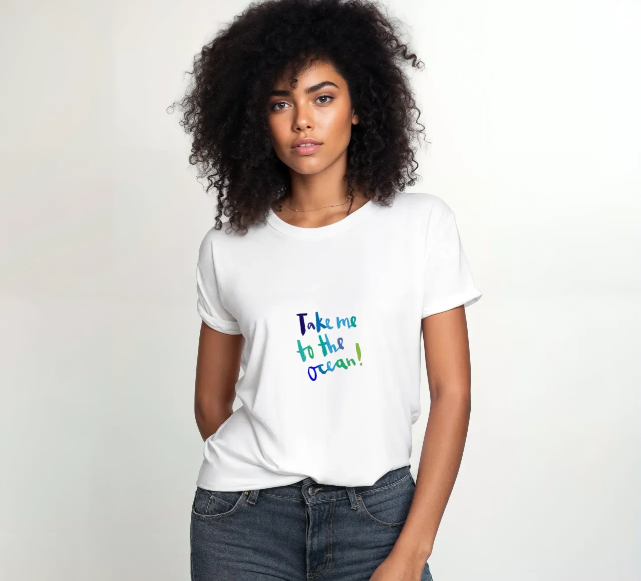 Ocean Frauen T-Shirt von Brushmeetspaper